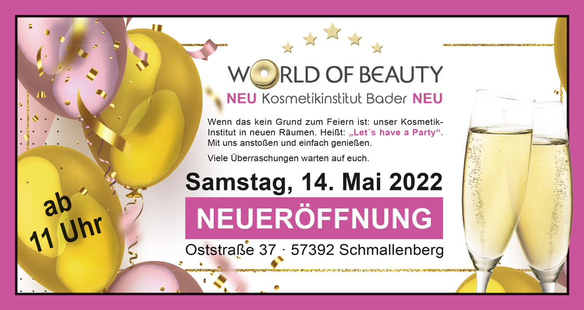 World of Beauty Neueröffnung